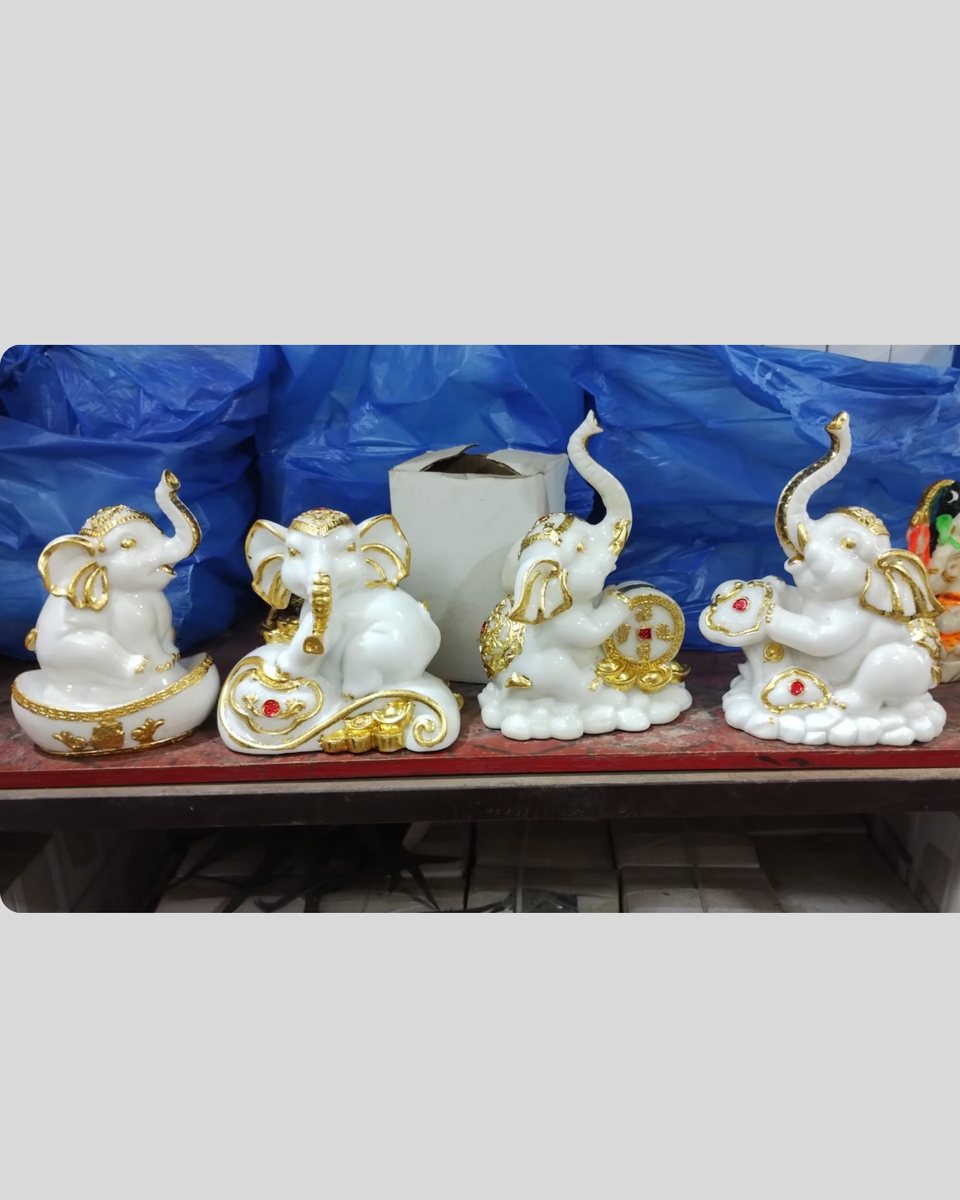 White Elephant Showpiece--5/6 inch 