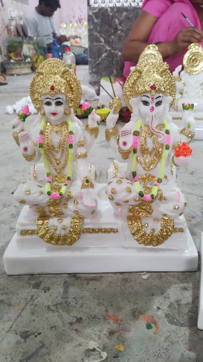 Lakshmi Ganesha Idol Set