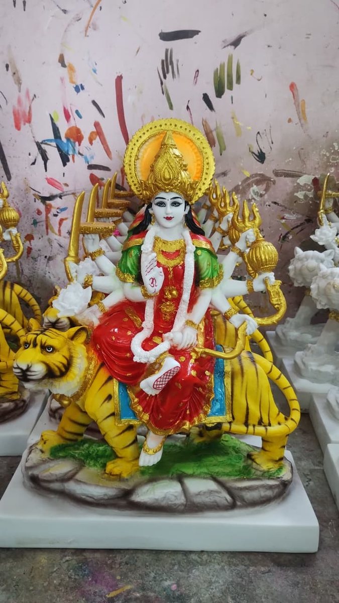 Durga Maa Idol with Tiger--20 inch 