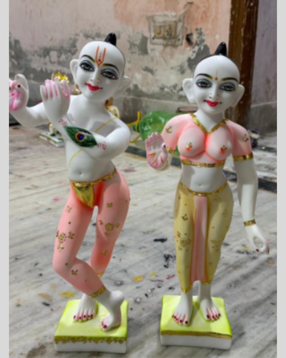 Radha Krishna Idol Set--8,10,12,15,18 Inch