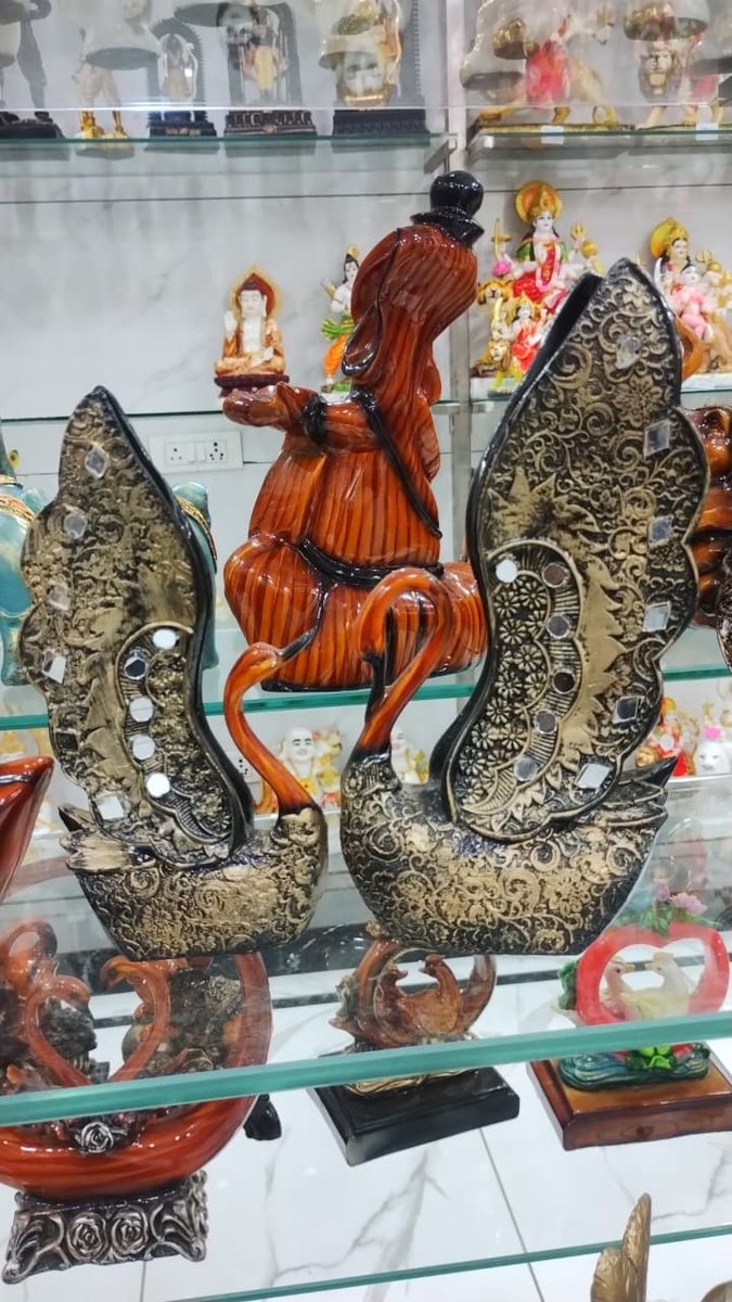Decorative Peacock Pair--9/13 inch 