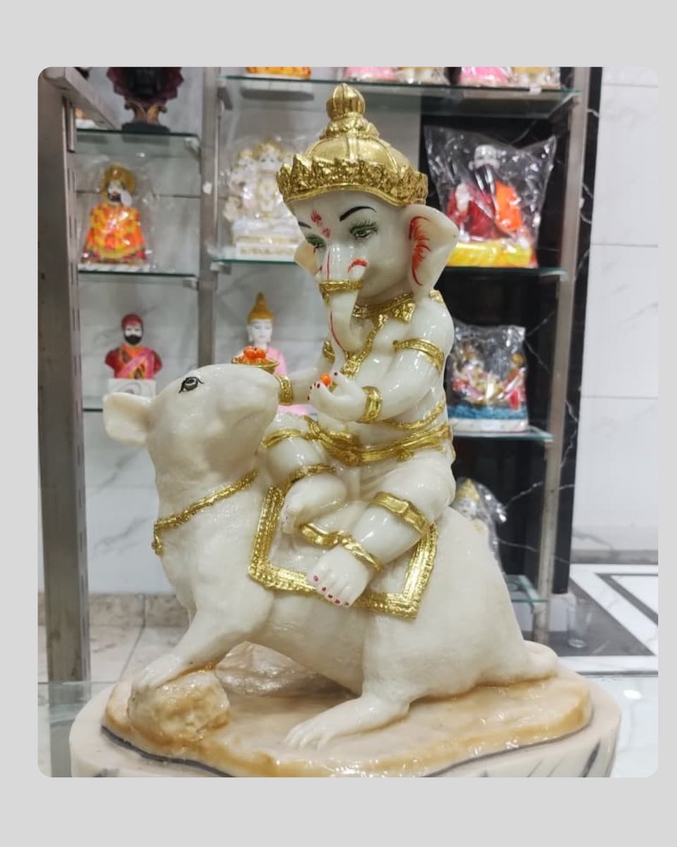 Ganesh ji mushak vahan-- 16 inch 