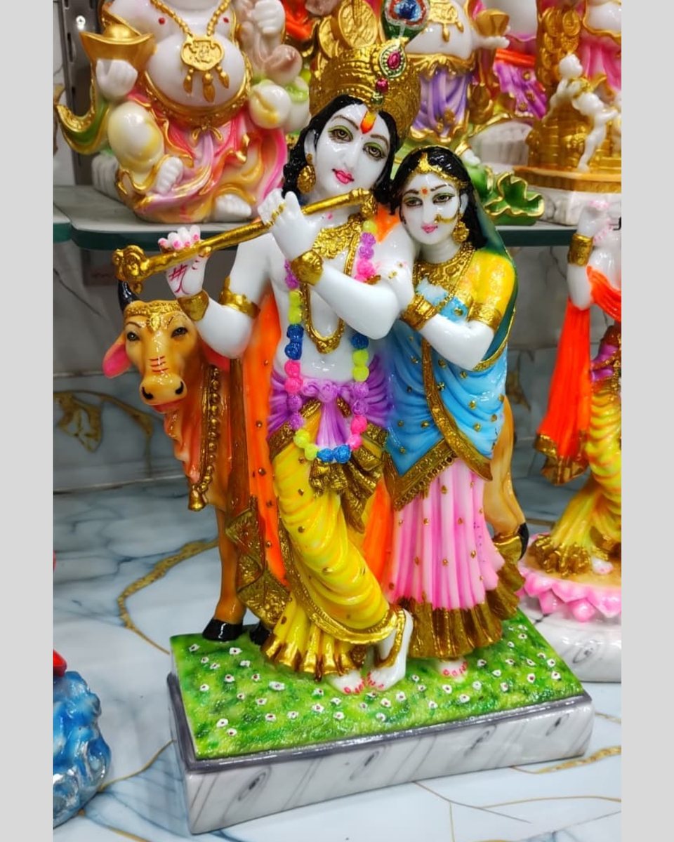 Radha Krishna--9/16 inch
