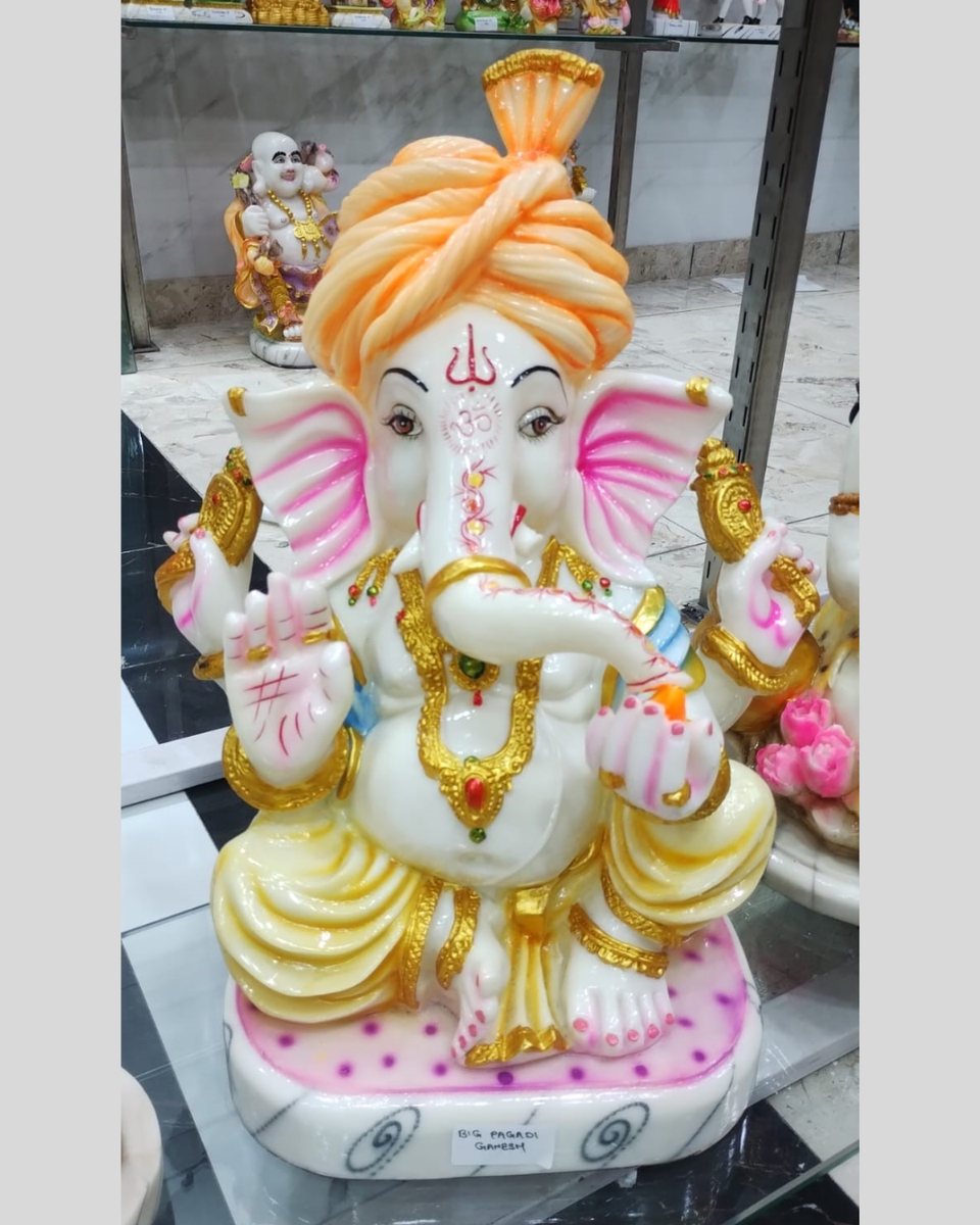 Big pagdi ganesha--21 inch 