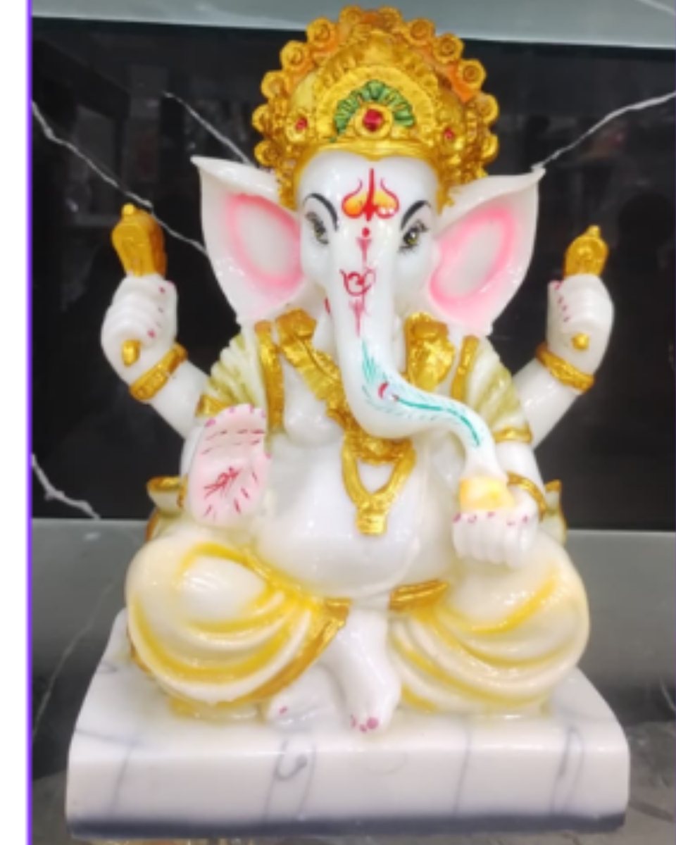 Mukut Ganesh-4/7/10.5 inch 