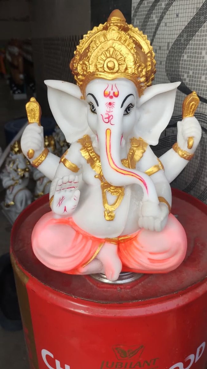Glow Ganesh Murti--10 inch 