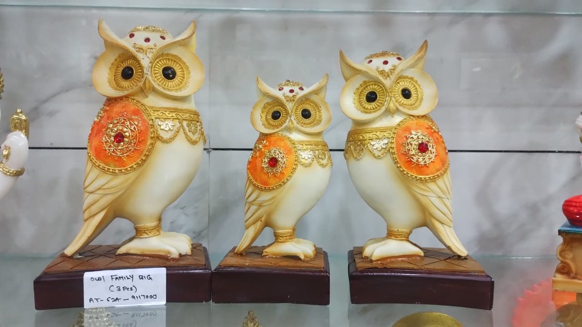 Decorative Owl Set--8/10/12 inch 