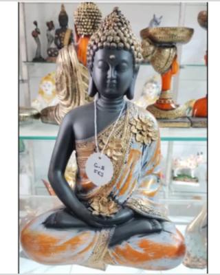 Black Buddha Idol-- 11 inch 