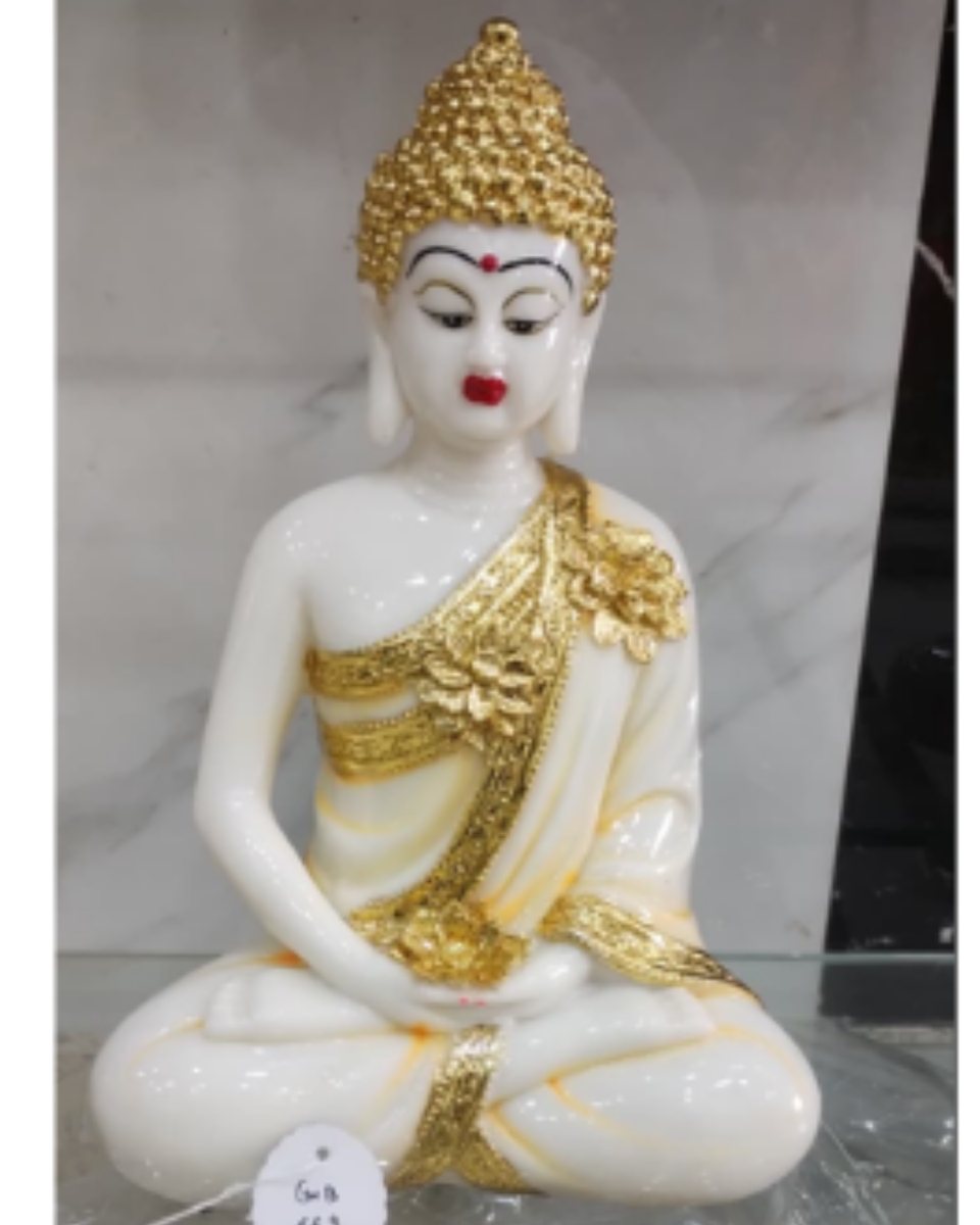 White Buddha--12 inch 