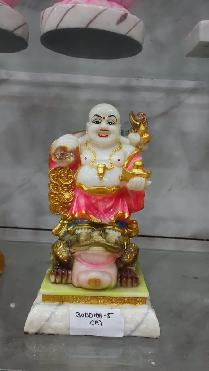 Laughing Buddha Prosperity Statue--12 inch 