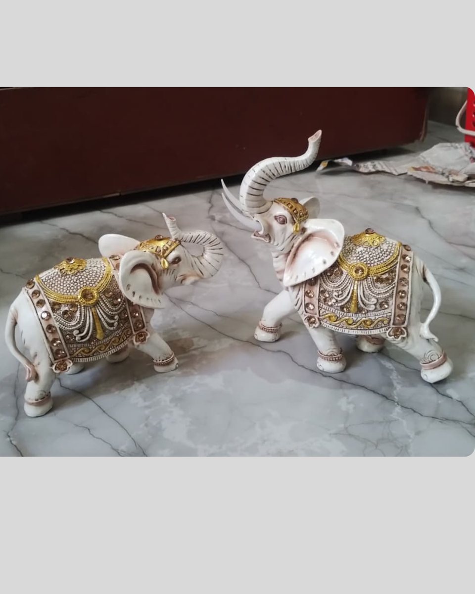 Royal Elephant Pair--10/12 inch 
