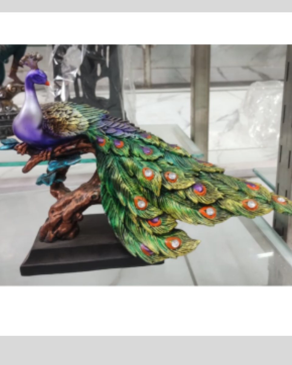 Royal Peacock Showpiece