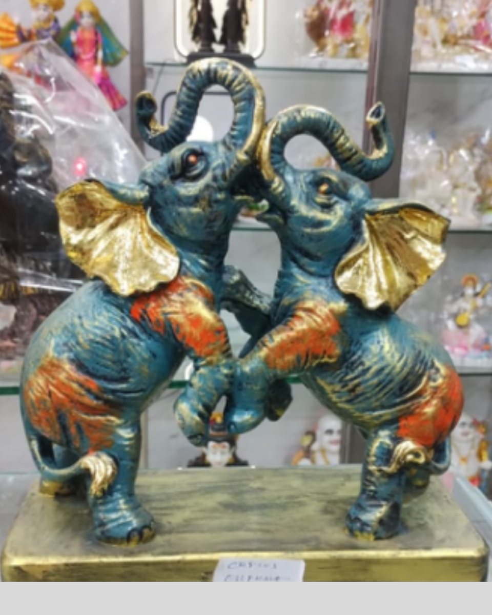 Royal Elephant Pair--12 inch      