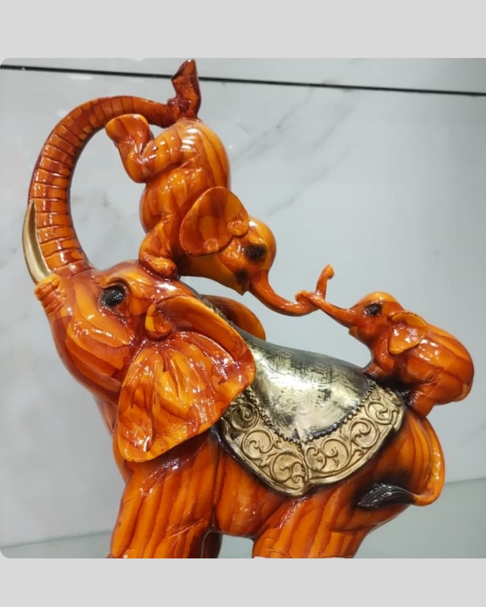 Mom With Elephant Child-- 12 inch 