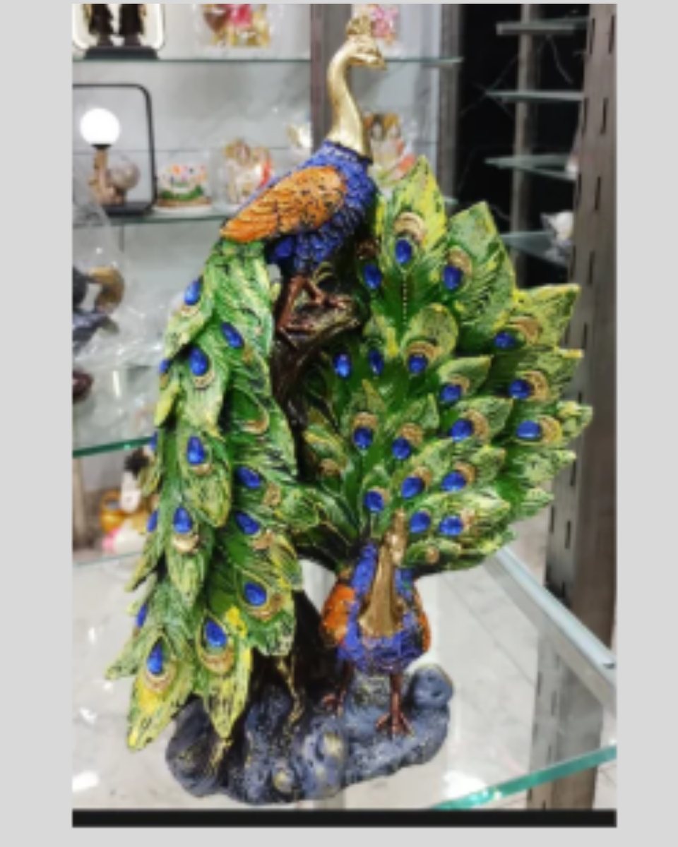 Peacock Golden leaf--15 inch 