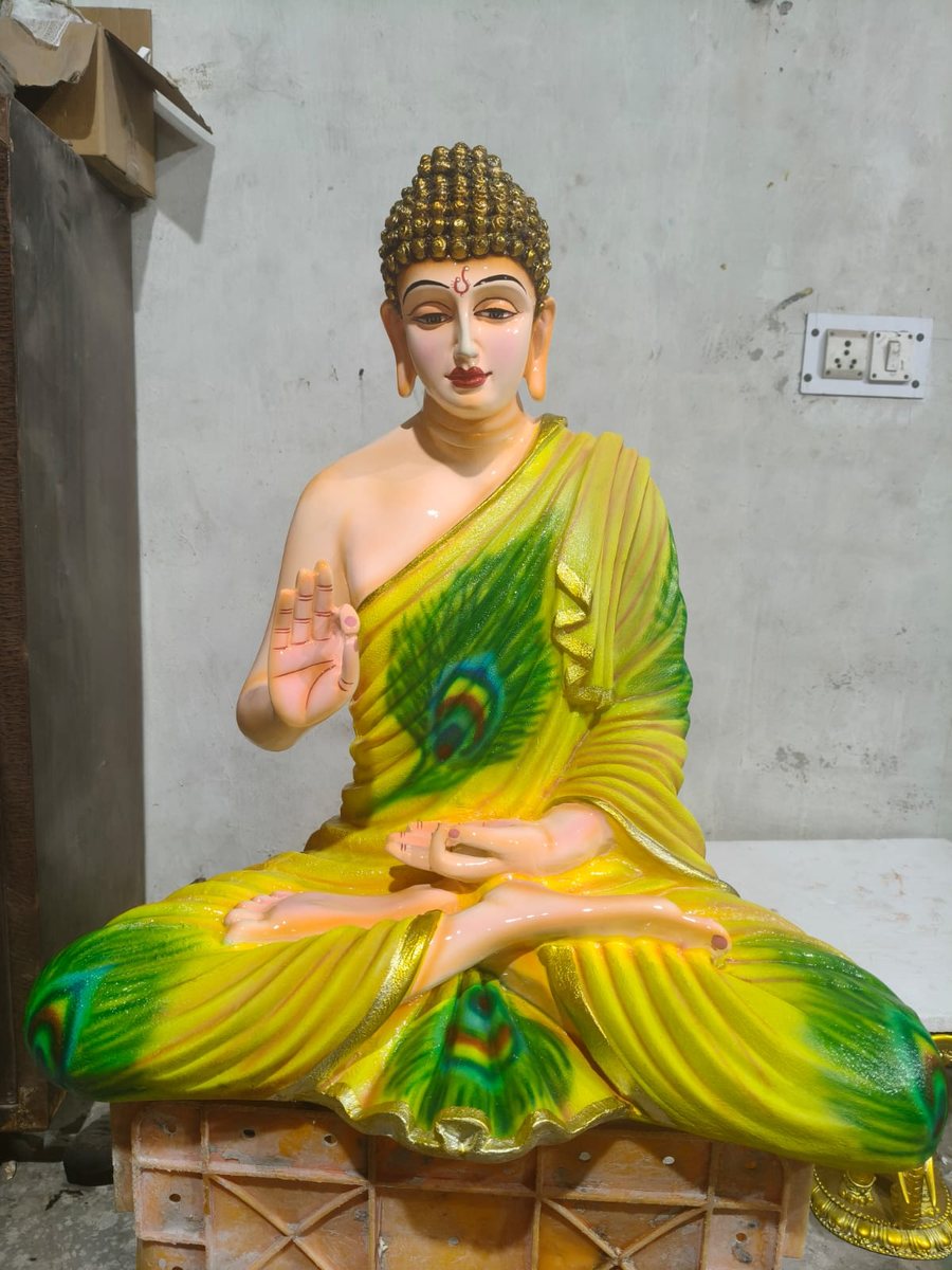 Peacock Buddha Showpiece--24 inch 