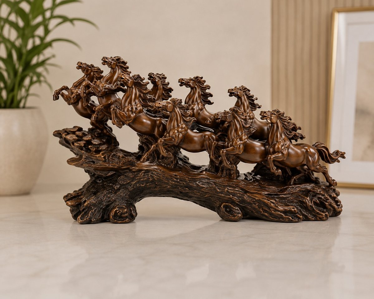 Seven Horses Statues