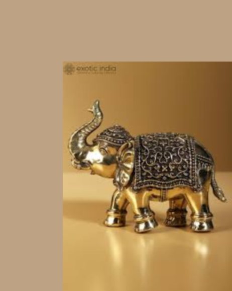 Brass Elephant Statue