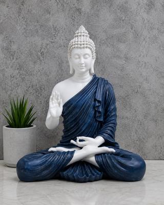 Blue & White Buddha Showpiece