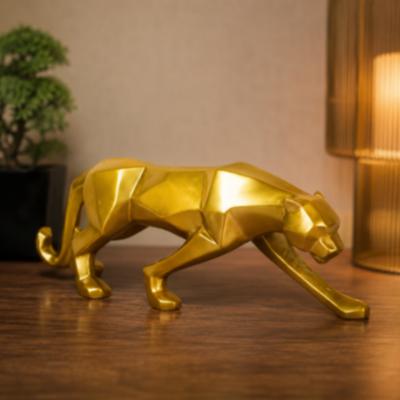 Golden Panther Statue