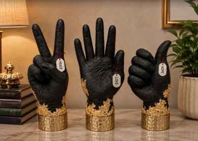 Finger Sculpture Showpiece