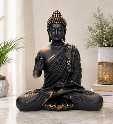 Black Buddha Showpiece